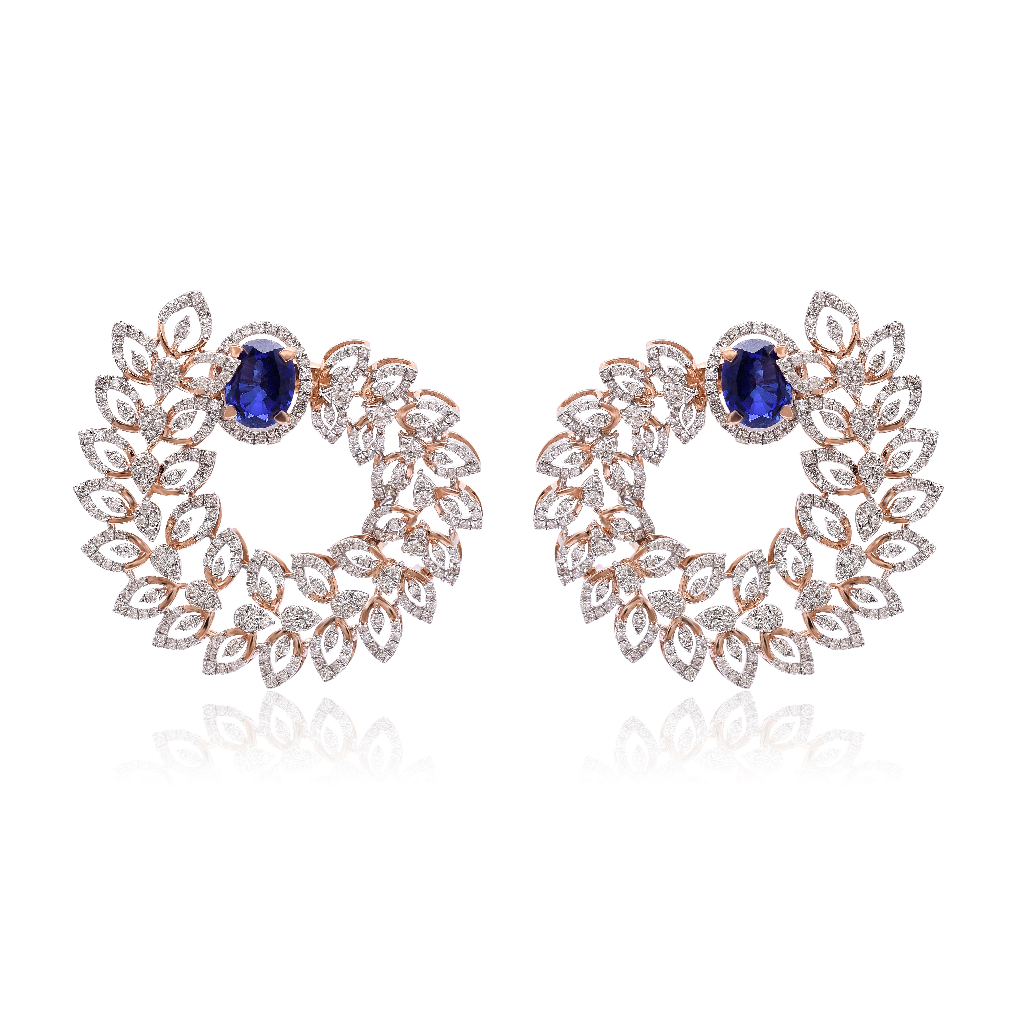 Blue Reverie Diamond Earring