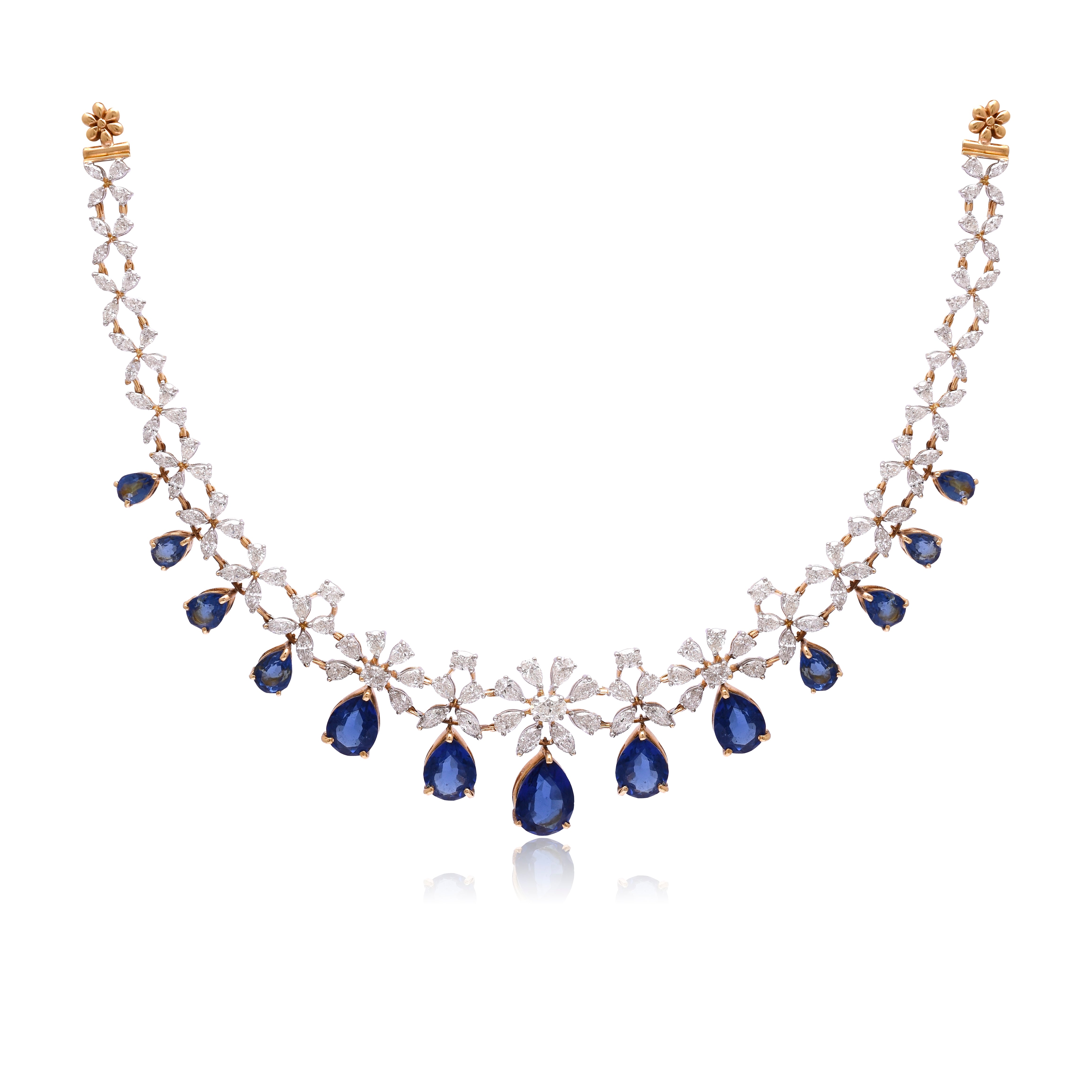 Blue Sitara Diamond Necklace