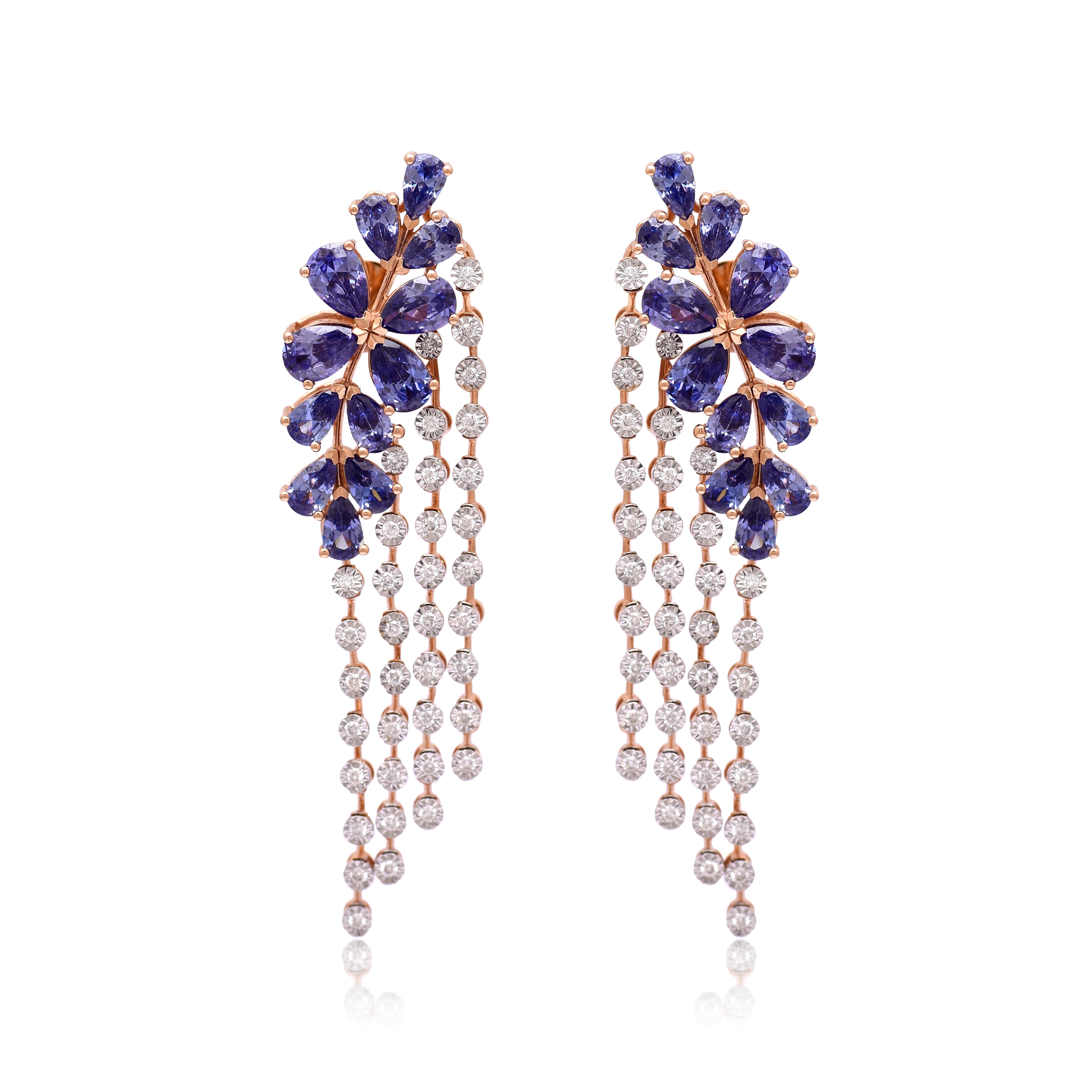Noir Azure Diamond Earrings