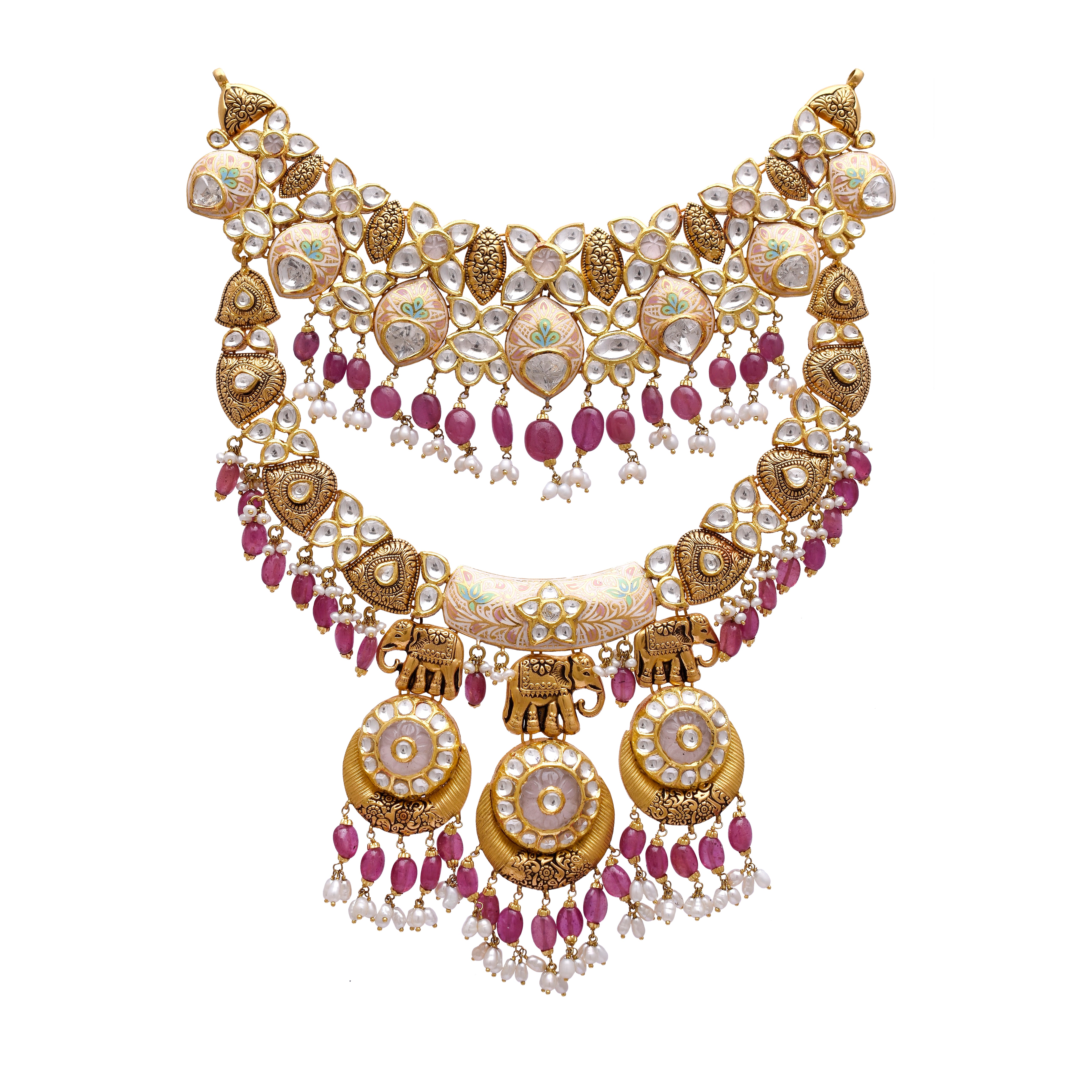 Phoolwari Kundan Set