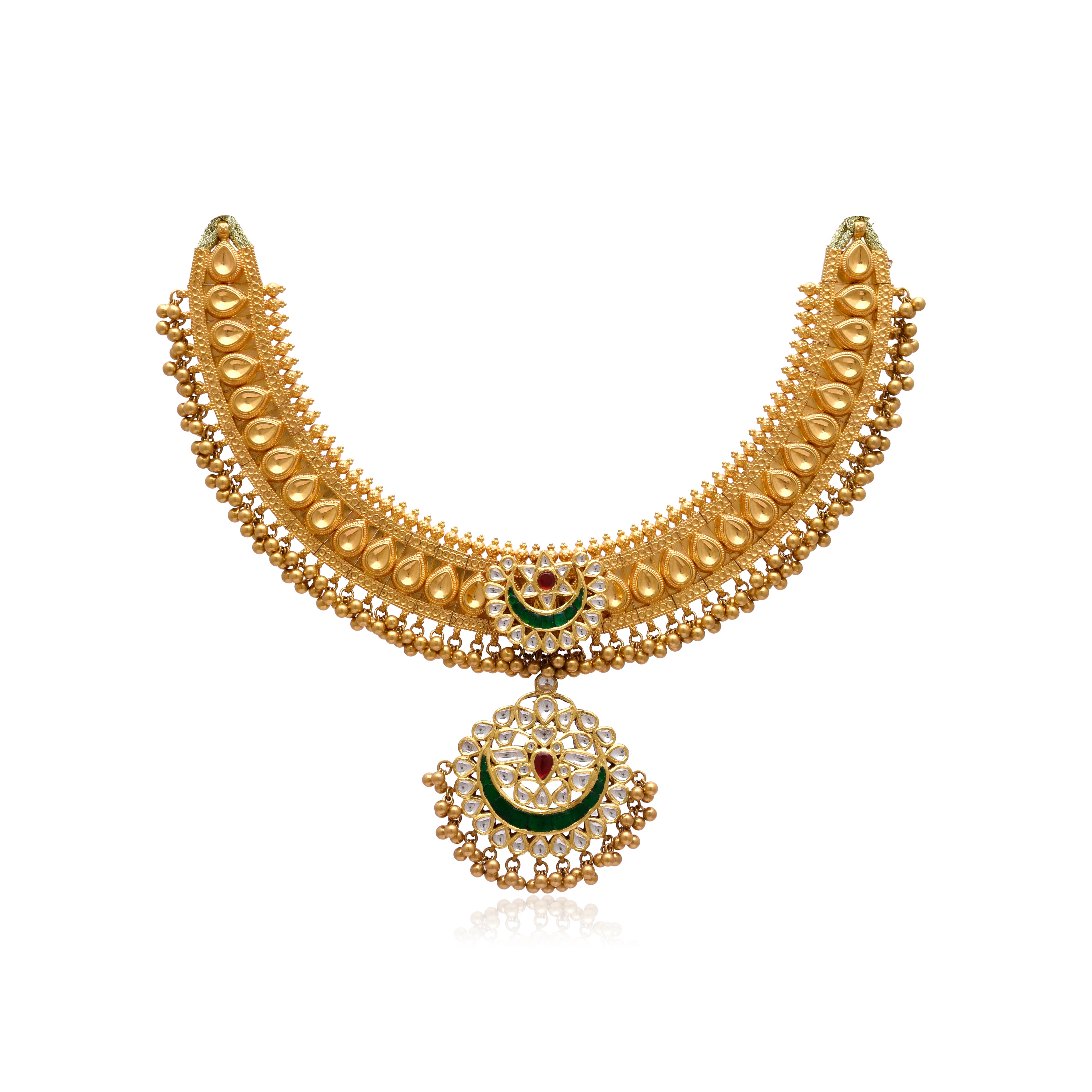 Rajsi Gold Necklace Set