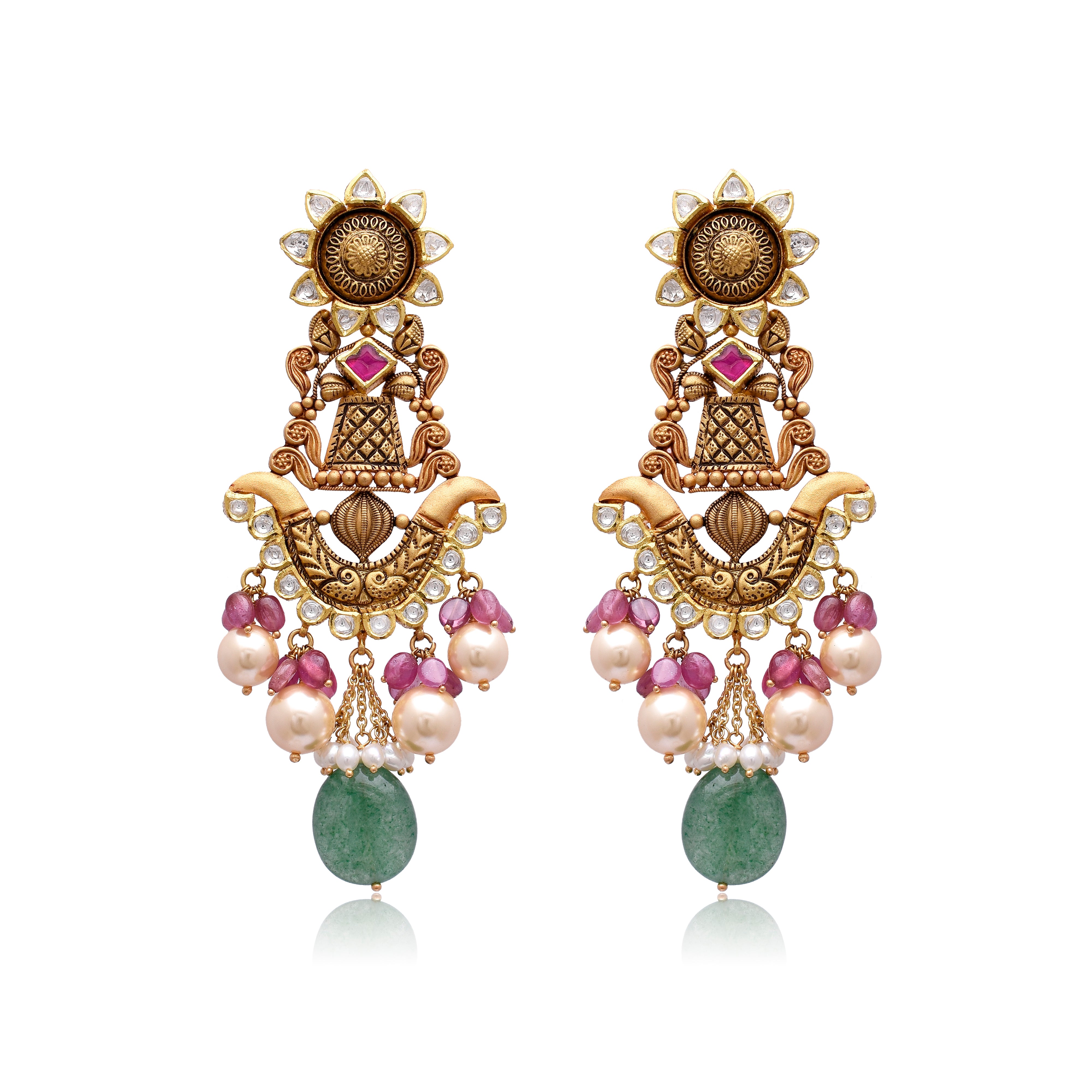 Vaamika Temple Earrings